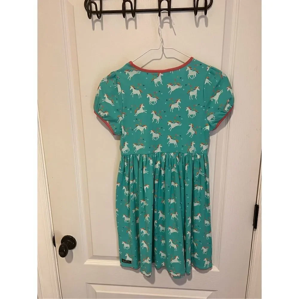 New Girls Matilda Jane Wonderment Unicorn Daydream Dress size 12
